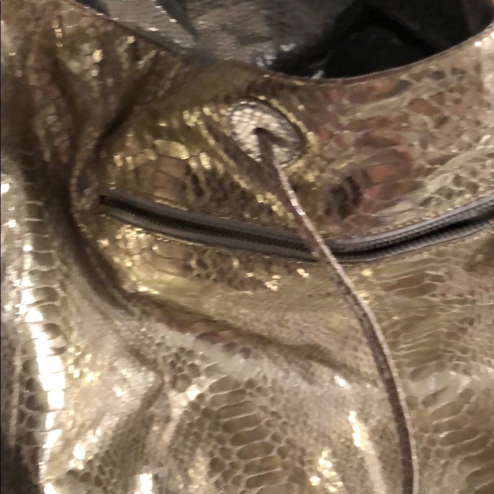Cross body pressed python bag - Picture 7 of 8